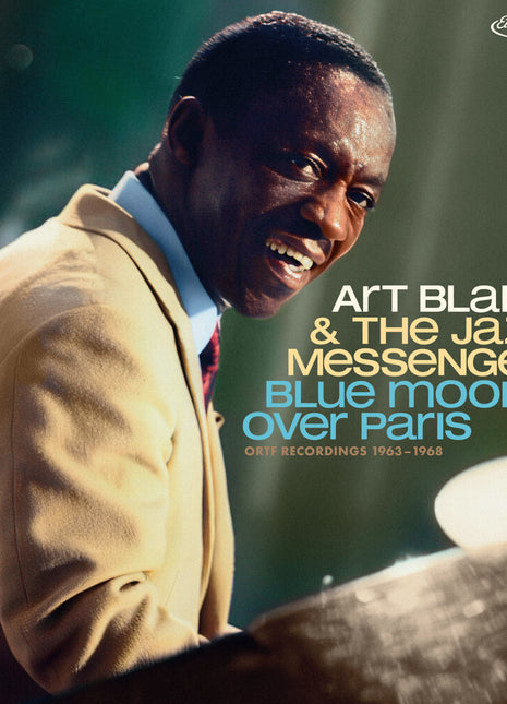 the album cover for Art Blakey - Blue Moon Over Paris - Ortf Recordings 1963-1968