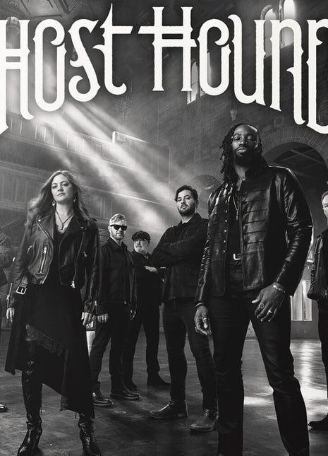 the album cover for Ghost Hounds - Justified (Gate)
