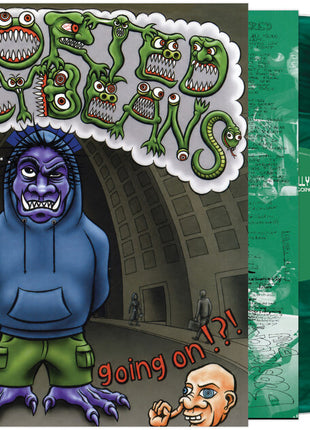 the album cover for Assorted Jelly Beans - What's Really Going On? [Green / Black Marble]