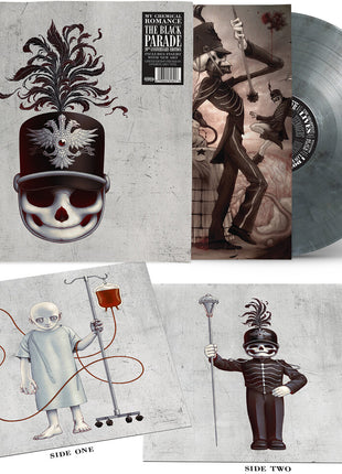 the album cover for My Chemical Romance - The Black Parade - 20th Anniversary [Concrete Grey]