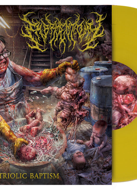the album cover for Embryectomy - Vitriolic Baptism [Colored Vinyl] (Gol)