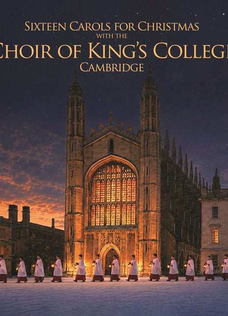 the album cover for Choir of King's College Cambridge - Sixteen Carols For Christmas