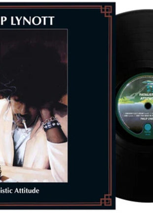 the album cover for Phil Lynott - Fatalistic Attitude