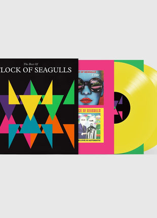 the album cover for A Flock Of Seagulls - The Best of A Flock of Seagulls [Yuzu Yellow 2 LP]