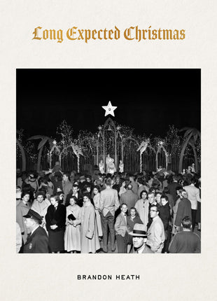 the album cover for Brandon Heath - Long Expected Christmas