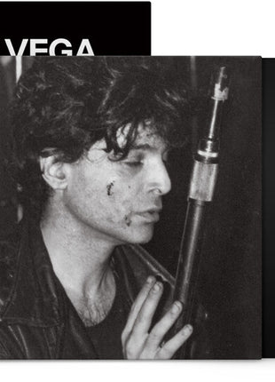 the album cover for Alan Vega - Live at Max's Kansas City [Cobalt Blue]