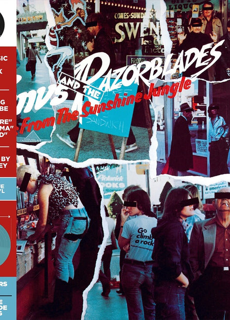 the album cover for Venus & The Razorblades - Songs From The Sunshine Jungle (Blue) [Colored Vinyl] [Limited Edition]