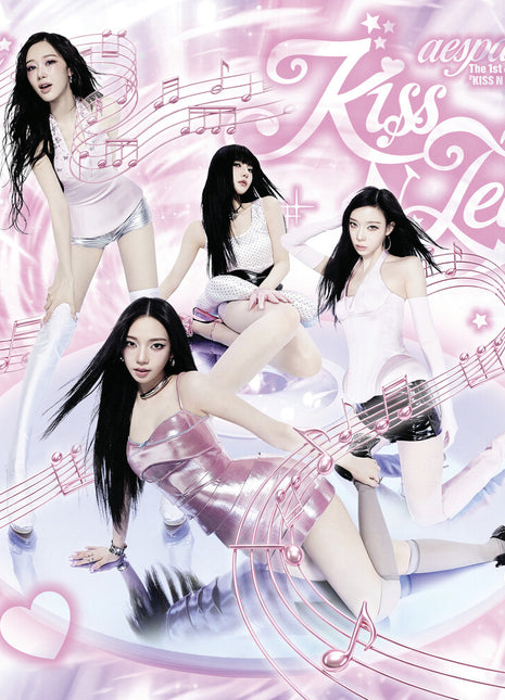 the album cover for Aespa - Kiss N Tell (Kiss N Tell Ver)