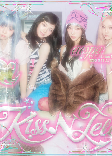 the album cover for Aespa - Kiss N Tell (Post)