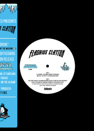 the album cover for Flashius Clayton - EL PADRONE [Coke Bottle Clear]