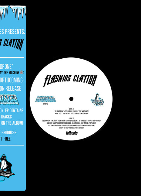 the album cover for Flashius Clayton - EL PADRONE [Coke Bottle Clear]