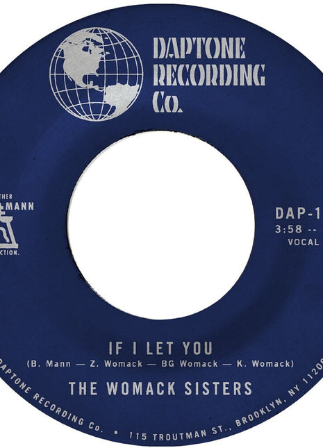 the album cover for Womack Sisters - If I Let You B/W If I Let You (Instrumental)