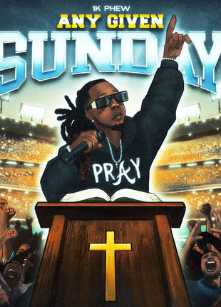 the album cover for 1k Phew - Any Given Sunday
