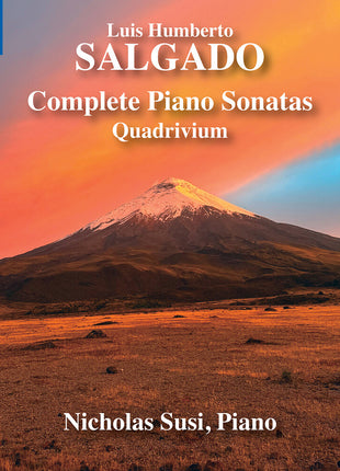the album cover for Nicholas Susi - Salgado: Complete Pno Sonatas