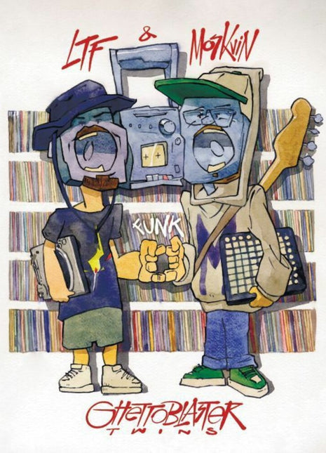 the album cover for Ltf & Moskvin - Ghettoblaster Twins