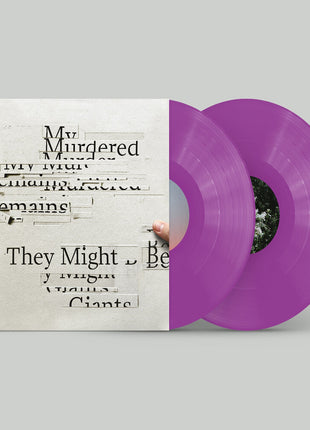 the album cover for They Might Be Giants - My Murdered Remains [Clear Vinyl] [Deluxe] [180 Gram] (Purp)