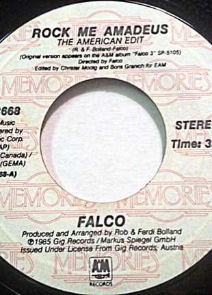 Falco : Rock Me Amadeus (The American Edit) / Vienna Calling (The New '86 Edit / Mix) (7", RE)