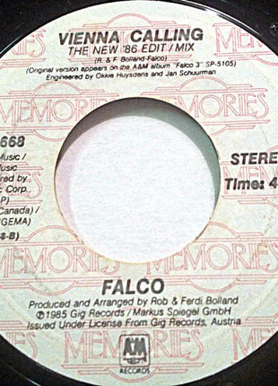 Falco : Rock Me Amadeus (The American Edit) / Vienna Calling (The New '86 Edit / Mix) (7", RE)