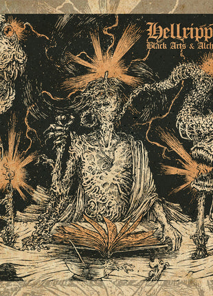 the album cover for Hellripper - Black Arts & Alchemy