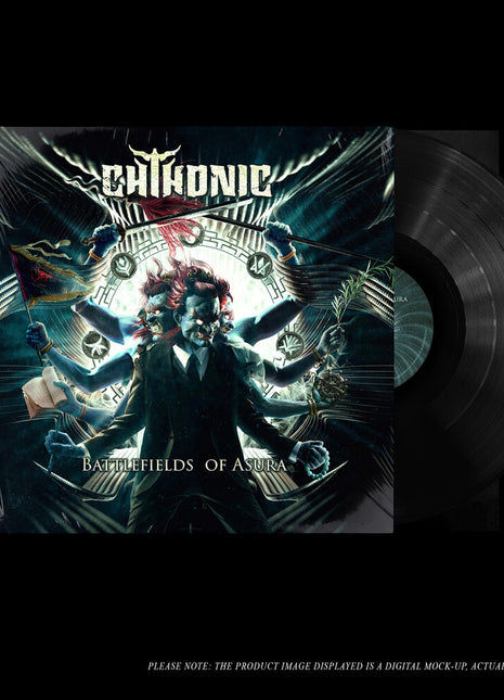 the album cover for Chthonic - Battlefields Of Asura