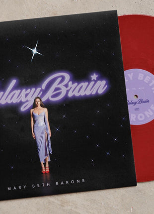 the album cover for Mary Barone  Beth - Galaxy Brain [Opaque Red]