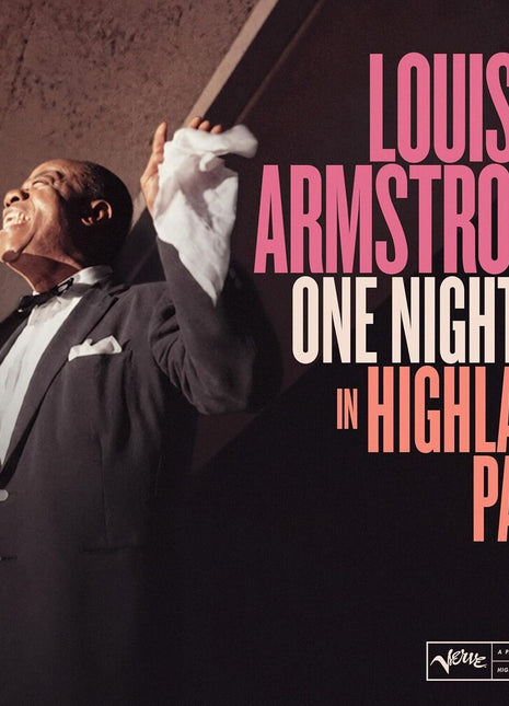 the album cover for Louis Armstrong - One Night In Highland Park: Live!