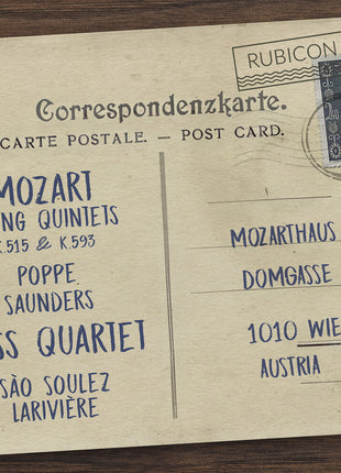 the album cover for Kuss Quartet - Mozart: String Quintets K.515 & K.593