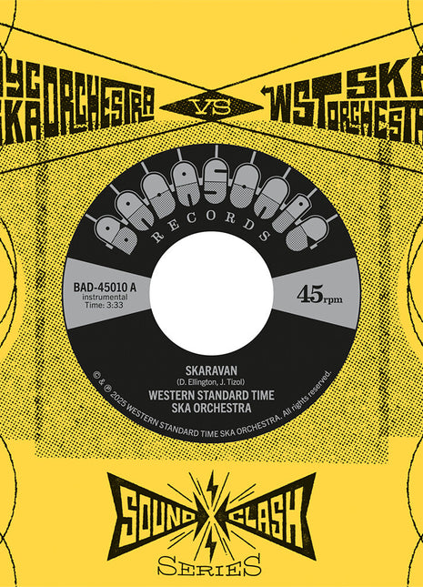the album cover for Western Standard Time Ska Orchestra Vs New York City Ska Orchestra - SoundClash Vol. 4