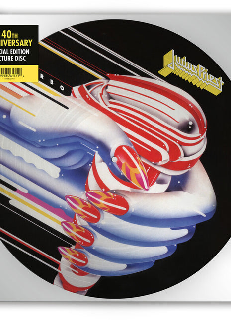 the album cover for Judas Priest - Turbo - 40th Anniversary [D2C / Indie Exclusive Picture Disc]