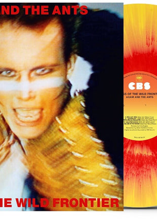 the album cover for Adam & The Ants - Kings of the Wild Frontier - [D2C / Indie Exclusive Sunburst Splatter ]
