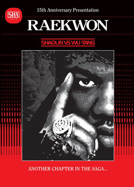 the album cover for Raekwon - Shaolin Vs. Wu Tang - 15th Anniversary