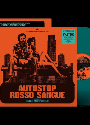 the album cover for Ennio Morricone - Autostop Rosso Sangue (Hitch-Hike) - O.S.T. [Cyan]