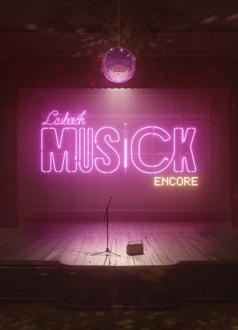 the album cover for Laibach - Musick : Encore