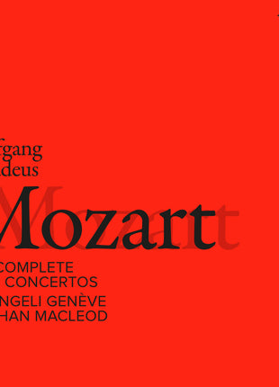 the album cover for Gli Geneve  Angeli - Mozart: The Complete Wind Concertos