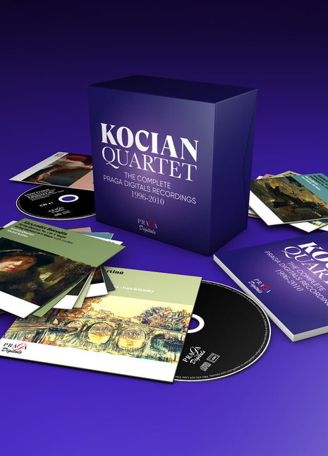 the album cover for Kocian Quartet - Kocian Quartet: the Complete Praga Digitals Recordings (1996-2010) (31cd)