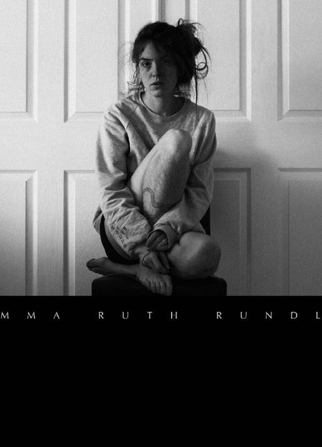 the album cover for Emma Rundle  Ruth - Marked For Death [Indie Exclusive Black Ice with White Splatter]