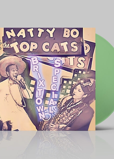 the album cover for Natty Bo & The Top Cats - Brixtown Special [Clear Vinyl] (Grn)