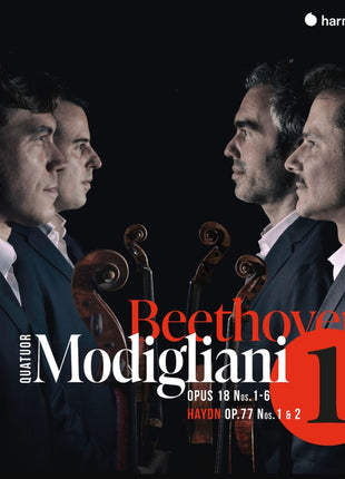 the album cover for Modigliani Quartet - Beethoven: Complete String Quartets - Vol. 1