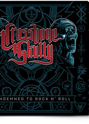 the album cover for Crossbone Skully - Condemned To Rock N Roll [Blue Marble]