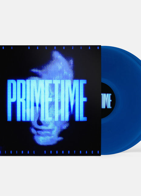 the album cover for Ari Balouzian & Phoebe Bridgers - Primetime - O.S.T. [Indie Exclusive Transparent Cobalt]