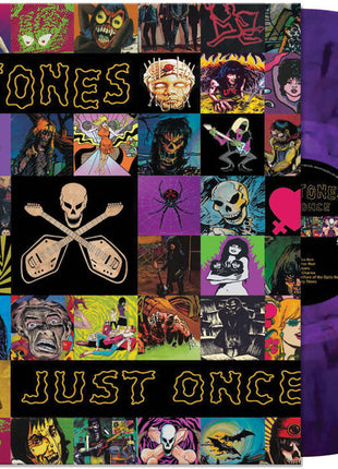 the album cover for The Fuzztones - Just Once [Purple / Black Marble]