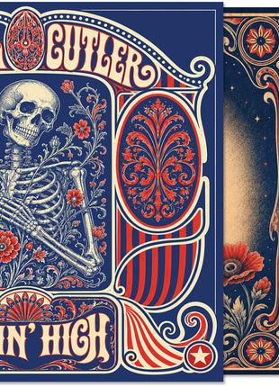 the album cover for Bill Cutler, Jerry Garcia, & Bob Weir - Ridin' High [Color]