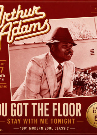 the album cover for Arthur Adams - You Got The Floor / Stay With Me [Signed]