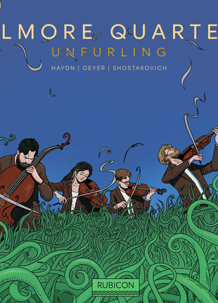 the album cover for Elmore Quartet - Unfurling