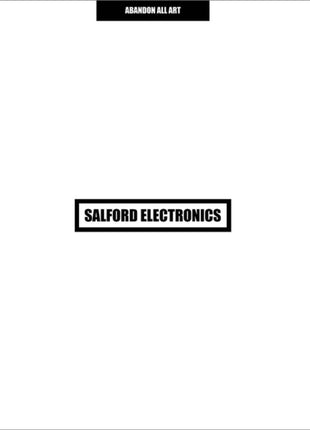 the album cover for Salford Electronics - Communique
