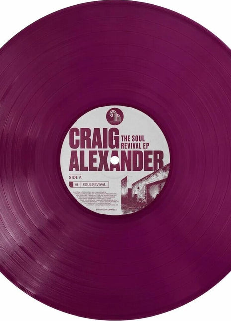 the album cover for Craig Alexander - Soul Revival [Colored Vinyl] (Purp)