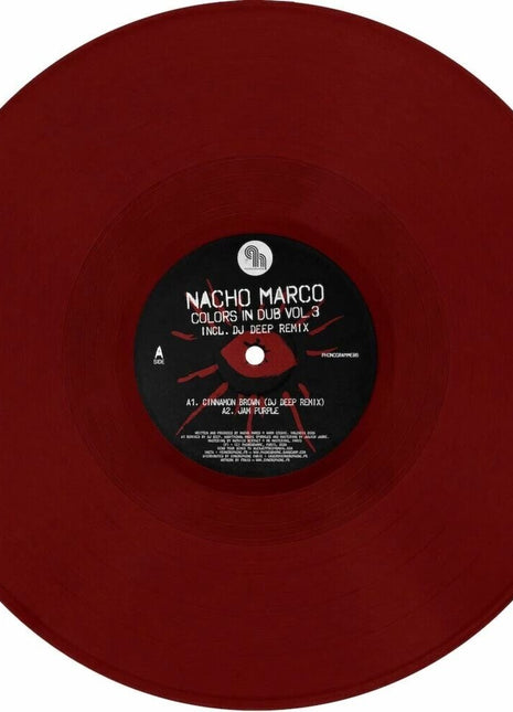 the album cover for Nacho Marco - Colors In Dub Vol.3 [Colored Vinyl] (Red)
