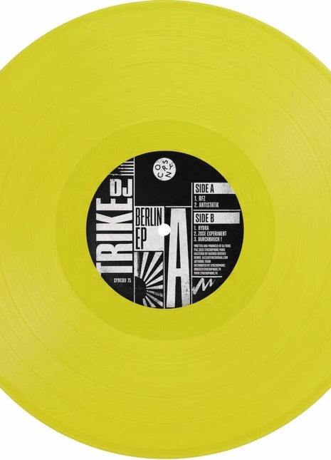 the album cover for Dj Trike - Berlin [Colored Vinyl] (Ylw)