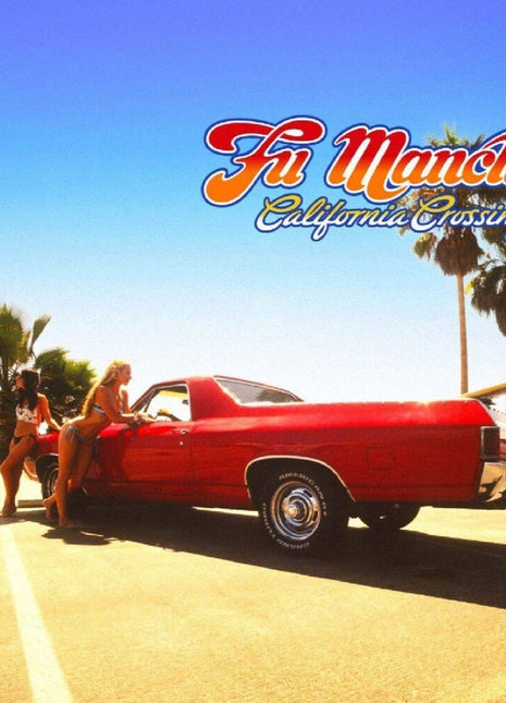 the album cover for Fu Manchu - California Crossing 25th - El Camino/Sand [Colored Vinyl]