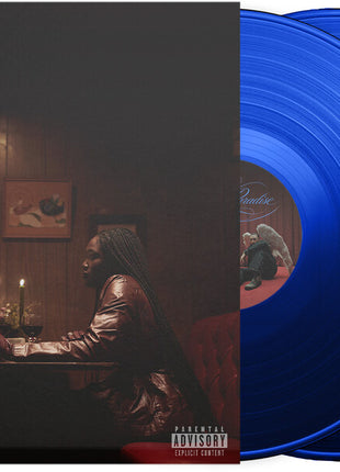 the album cover for Isaiah Falls - Lvrs Paradise (Blue) [Colored Vinyl] (Gate)